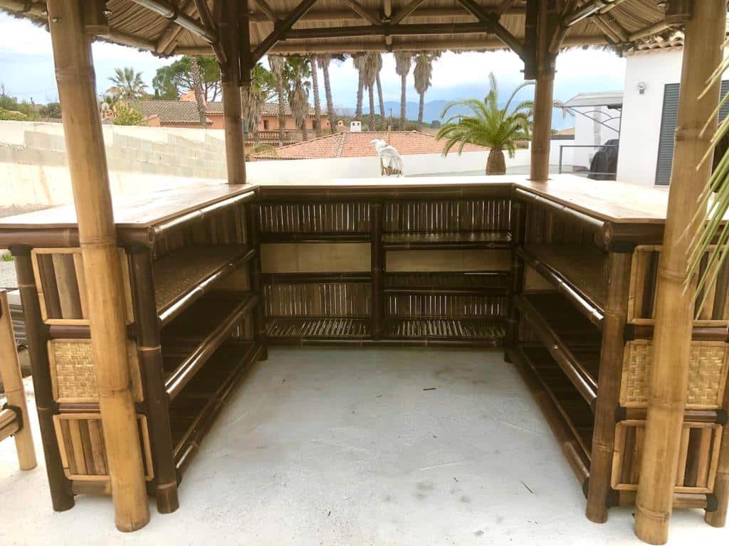 Paillote Bar - Pure Nature Paillotes en Bambou