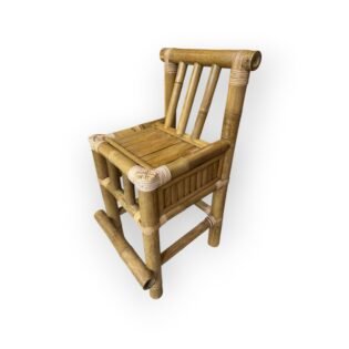 Tabouret de bar avec dossier (finition rotin)