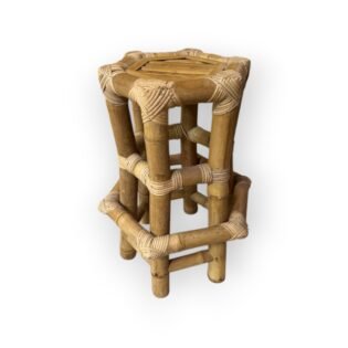 Tabouret de bar hexagonal